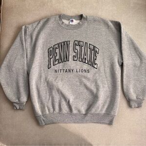 Vintage Penn State Nittany Lions Crewneck Sweatshirt. Gray. XL